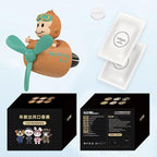 Pilot Monkey Cute Car Diffuser - Rotating Propeller Cartoon Automotive Air Outlet Fan Creative Car Perfume Decoration - Autom