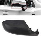 Black Shockproof Lower Mirror Cover Cap, Rearview Mirror Lower Trim Covers Replacement for Subaru Impreza Legacy Outback Ascent (Left: 91054FL20A)