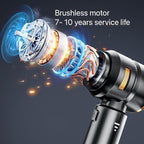 Handheld Cordless Vacuum,Car Vacuum Cleaner,4-in-1 22000PA High Power Portable Rechargeable Vacuum Cleaner with Brushless Mot