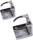 Marinebaby Stainless Steel Adjustable Folding Cup Drink Holders Marine/Boat/Caravan/car (Cup Holder (2pcs))