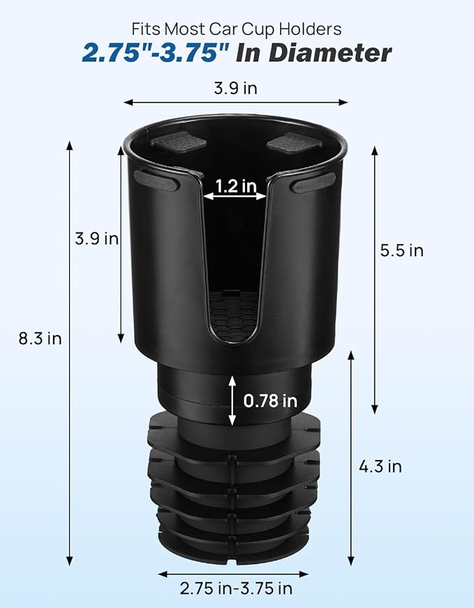 JOYTUTUS Car Cup Holder Expander Compatible with Toyota RAV4 2025 2024 2023 2022 2021 2020 2019,Compatible with Yeti Ramblers
