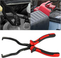 smilfuy Fuel Line Plier, Quick Disconnect Release Removal Tool, Petrol Hose Pipe Clamp Clip with Handle, Universal Fuel Line 