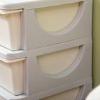 Qaba 3 Tier Kids Storage Unit, Toy Organizers and Storage with 3 Drawer Chest for Kids Bedroom Nursery Kindergarten Living Ro