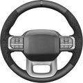MEWANT Hand Stitch Steering Wheel Cover for Ford F150 Lightning F350 F450 Expedition 2022-2024 Ford F150 Truck Accessory