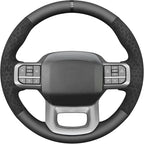MEWANT Hand Stitch Steering Wheel Cover for Ford F150 Lightning F350 F450 Expedition 2022-2024 Ford F150 Truck Accessory