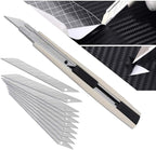 NEWISHTOOL Car Wrap Kit Heat Gun for Vinyl Wrap Application & Window Tint Installation Vehicle Wrapping Tools, Includes Wrap Squeegee and Spare Felt, Micro Squeegee, Film Cutter, Vinyl Scraper, Gloves