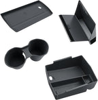 BIBIBO for 2025 2026 Subaru Forester Console Organizer 2025 2026 Subaru Forester Console Armrest Tray+Cup Holder +Wireless Charging Mat +Hidden Storage Box 2025 Forester Accessories