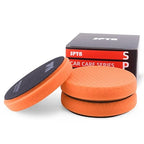 T40 Orange Medium-Cut Foam Polishing Pads, SPTA 3Pcs 6.5 Inch Face for 6 Inch 150mm Backing Plate Compound Buffing Sponge Pads for Car Buffer Polisher Compounding, Polishing and Waxing -X00224Y6O3