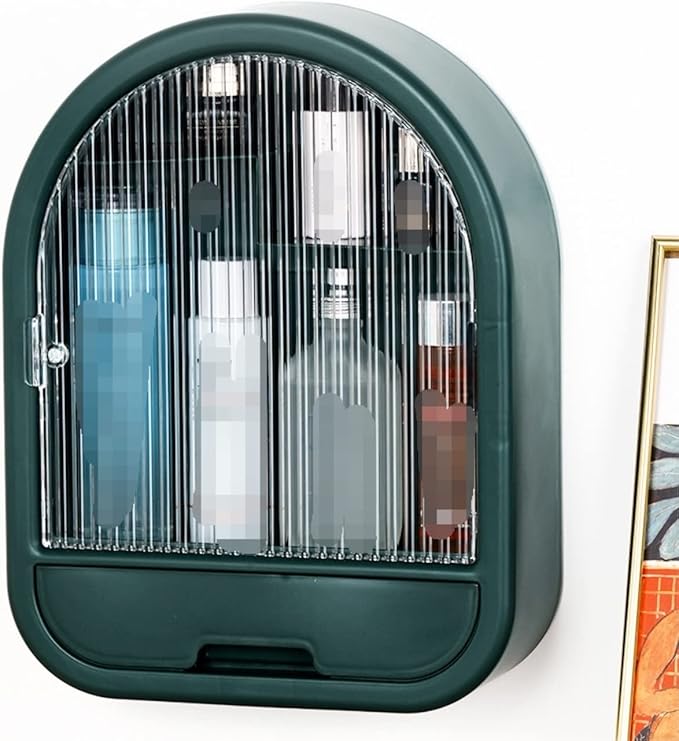 Makeup Organizer Vanity Wall-Mounted Cosmetic Storage Box Lipstick Mask Essence Cream Makeup Organizer Make Organizers Vanity