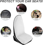 2PCS Car Towel Seat Cover, Waterproof Sweating Non-Slip Premium Soft Towel Carseat Protector, Universal Machine Washable Car 