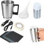 Headlight Restorer Kit, Car Headlight Restoration Kit with Atomizing Cup, Repair Fluid and Sandpaper, Lens Glass Polishing Po
