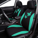 Flying Banner Butterfly car seat Covers ful Set Fashion Universal Lady Woman Female Rear Bench Split Colorized (Full Set, Min