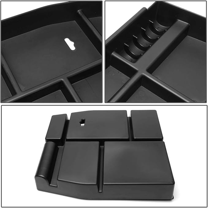 DNA Motoring Center Console Organizer Tray Compatible with 15-18 F150, Armrest Storage Box, ZTL-Y-0006