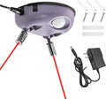 Dual Laser Garage Assist Parking Guide, 360 Degree Adjustable Laser Head Guide Sensor with AC Adapter, Motion Activated Park Right Assistance Stop Indicator for Car SUV Truck
