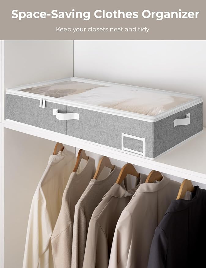Under Bed Storage with Shoe Storage