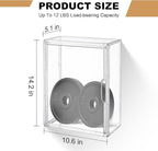 Wall Mount Adhesive Medicine Cabinet,Waterproof Small Bathroom Wall Cabinet with Detachable Partitions,Self Adhesive Farmhous