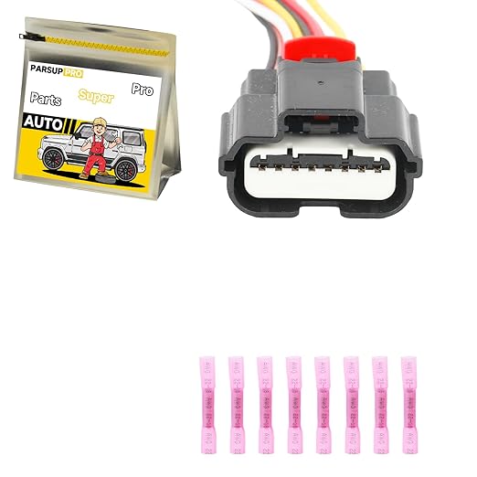 8-Way/Pin Blind Spot Detection Sensor Electrical Connector Socket Repair Wiring Harness Auto Waterproof Plug Pigtail for Chev