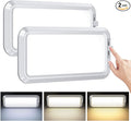 BlueFire 700LM Dimmable Sliding Brightness RV Ceiling Dome Lights, 7W DC10-30V Super Bright RV Interior LED Lights for RVs, Campers, Motorhomes, Trailer (3 Color TEM- 2PCS)