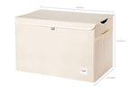 3 Sprouts Large Toy Chest for Kids with Lid and Handles - Collapsible Toy Storage Bin/Trunk/Box/Basket Organizer for Boys & G