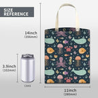 Car Trash Can, Cute Car Trash Bag, Hanging Car Organizer and Storage Bag, Trash Bin for Car Accessories, Vehicle, Travelling, Camping Cute Colorful Marine Animal
