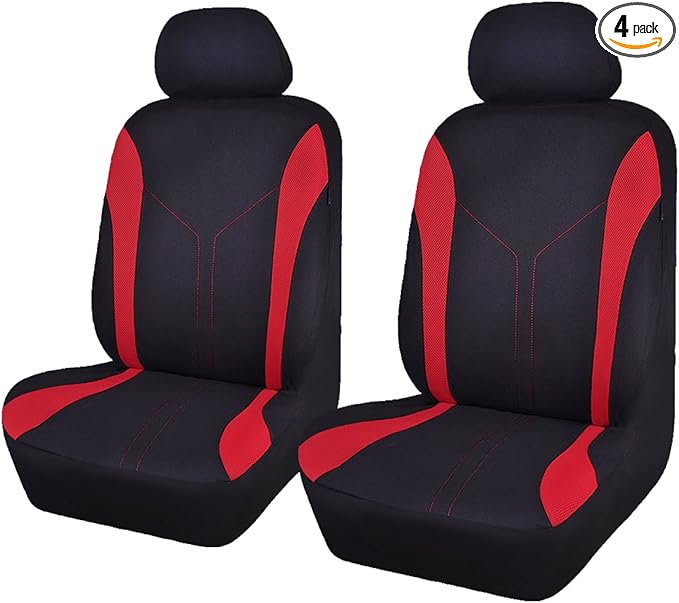 Flying Banner Car Seat Covers Front Seats and Rear Bench Mesh Fabric Rear Bench Split Polyester Cover Easy Installation SUV C