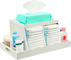 Three colors Diaper Organizer, Wooden Diaper Caddy Organizer, Changing Table Organizer, Diaper Storage Organizer, Nursery Bab
