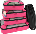 Shacke Packing Cubes for Travel 5 Set - Premium Luggage Organizer Bags - Versatile Travel Organizer for Women and Men - Optim