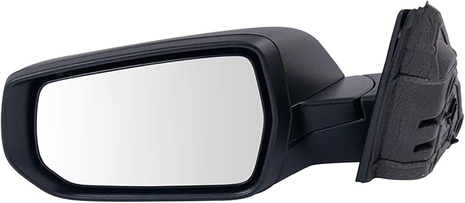 TRQ Driver & Passenger Side Power Mirror Set Textured Black Without Blind Spot Compatible with 2016-2019 Chevrolet Malibu GM1