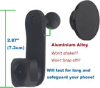 17mm Magnetic Ball Phone Mount Holder for Magsafe Phones, with Solid Alumium Extension Arm for Car Air Vent CD Slot Mount (2.87" Short Arm)