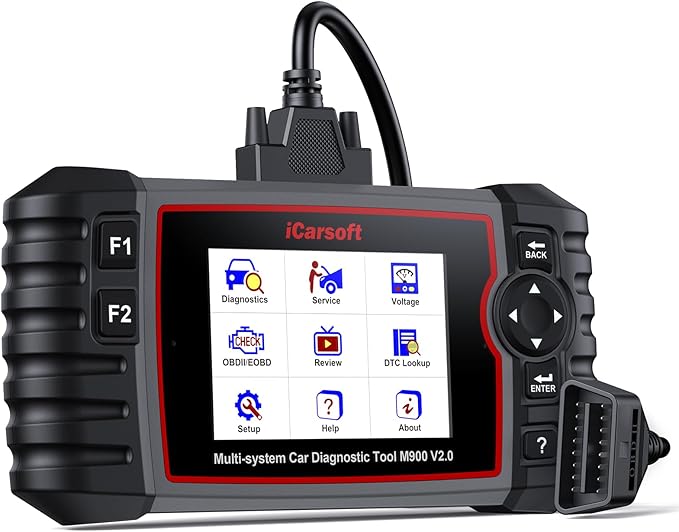 OBD2 Diagnostic Scan Tool for Mercedes Benz/Sprinter, iCarsoft M900 V2.0 Scanner Code Reader for Engine, Transmission, ABS,