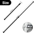 6 Pack Spring Tension Curtain Rod Adjustable Length for Kitchen, Bathroom, Cupboard, Wardrobe, Window, Bookshelf DIY Projects