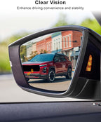 Blind Spot Heated Mirror Glass Fit for Toyota RAV4 4runner Tacoma Venza 2013-2025 Replace 8790704010 879610R080 879610R090 879610R210 879610R220 8796142E00, Left Driver Side