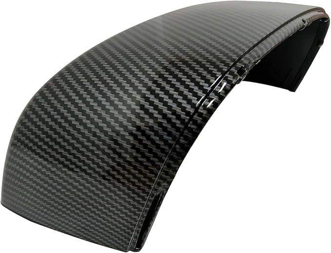 Pair Carbon Fiber Pattern Mirror Caps Cover Compatible with GMC Chevrolet Silverado Sierra 1500 2500 HD 3500 HD Avalanche Tahoe 2007-2013 Pick up Replacement for 25788157 25788156