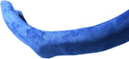 Quick Install Sporty Blue Suede Steering Wheel Cover Universal fit Any 14.5 to 15 inches Car Sedan Coupe SUV Pickup