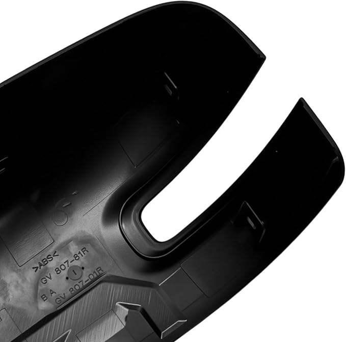 A-Premium 2 PCS Driver and Passenger Side Rearview Mirror Covers Caps - Compatible with Jeep BU Series Renegade 2015 2016 2017 2018 - Primed Black, with Turn Signal Hole