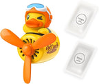 Pilot Yellow Duck Car Air Fresheners - Rotating Propeller Cartoon Automotive Diffuser with Creative Car Perfume Decoration