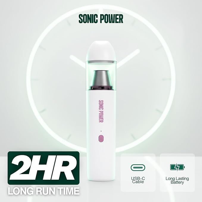 SonicPower Portable Cordless Car Vacuum, 15000Pa High Suction Handheld Vacuum Cleaner, 2-in-1 Vacuum & Blower, with 4 Attachm