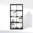 Furinno Simple Cube Storage Organizer, 8-Cube Display Shelf, Open Back Shelving Unit, Storage Shelves, Extra Thick Frame, for