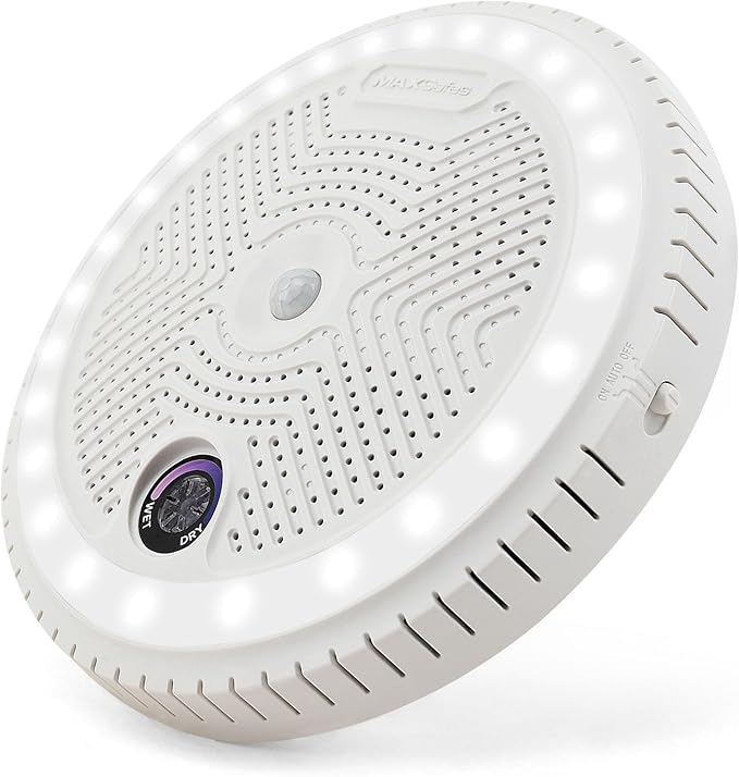 2-in-1 Rechargeable Dehumidifier with Motion Sensor LED Light, Perfect For Gun Safe, Gun Cabinet and other enclosed areas, ET