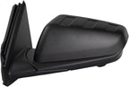 TRQ Driver and Passenger Side Power Heated Mirror Set Textured Black Triple Stripe Style Compatible with 2018 2019 Chevrolet 