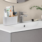 GFWARE White Toothbrush Holder - Bamboo Toothbrush Holders for Bathrooms Electric Toothbrush Holder Organizer Kids Toothbrush
