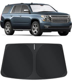 TINGLU Sun Shade for Chevrolet/Chevy Blazer 2019-2024 2025 2026 Accessories Windshield Sun Shade Window Shade UV Rays Protection Sun Visor Cover with Steering Wheel Sunshade Storage Bag