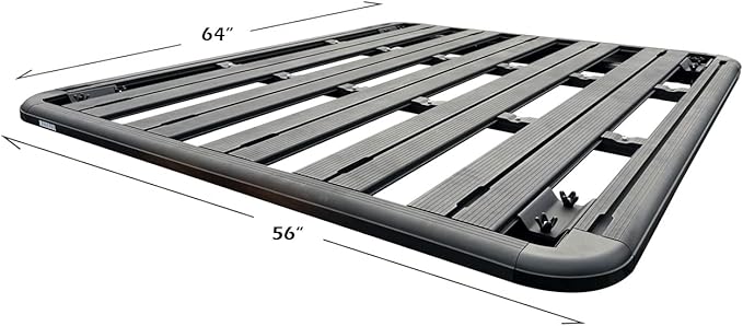 MaxxHaul 50616 Aluminum Rooftop Platform Rack Cargo System 64" x 55"