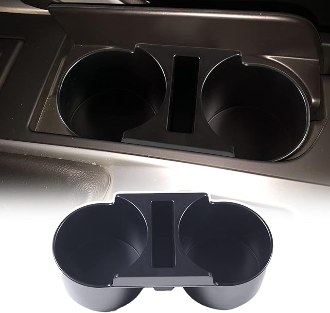 Center Console Duel Cup Holder Upgrade Part for Chevrolet Corvette C7 2014-2019, Gear Shift Console Cup Holder Insert Replace