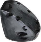 Driver Side and Passenger Side Gloss Black Rearview Mirror Cover Caps Compatible with 2008-2012 Accord