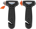 ACEBON 2-Pack Car Safety Hammer Seatbelt Cutter, Auto Emergency Escape Hammer with Window Glass Breaker and Seat Belt Cutter,