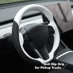 MEWANT Hand Stitched Steering Wheel Cover for Tesla Model 3 2017-2023 / Model Y 2020-2023 for Tesla Model 3/Y Accessories