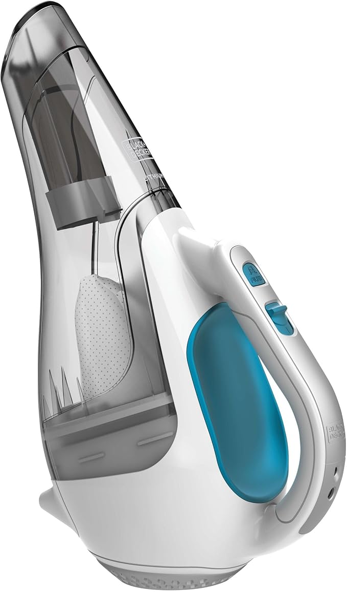 BLACK+DECKER dustbuster Cordless Handheld Vacuum, Portable Vacuum for Car and Home Rechargeable, Powerful Suction, Wide Mouth