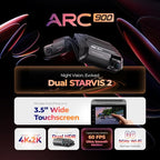 THINKWARE ARC900 2CH 4K HDR Dual Dash Cam Front and Rear - 4K+2K STARVIS 2, Super Night Vision 4.0, Low Power Parking Mode, 3