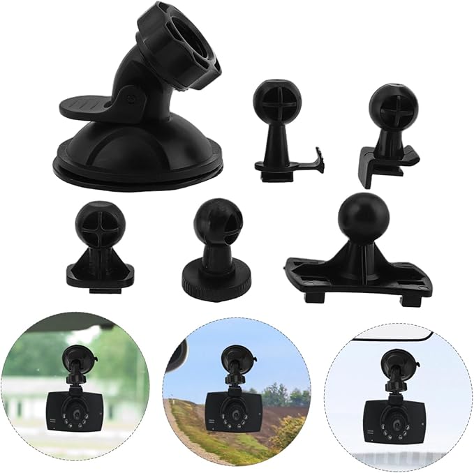 IMIKEYA 6pcs Car Suction Cup Mount Bracket Compatible Dash Cam Suction Cups for Windshield Dashboard